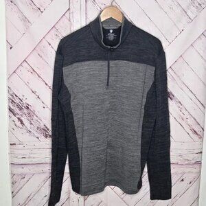 Kuhl Ryzer Gray 1/4 Zip Pullover Sweater